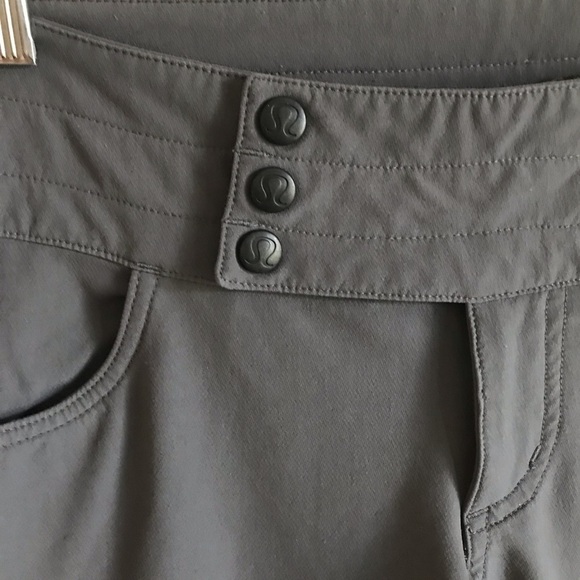 Rare Lululemon Carry All Pant Bootcut Softshell Hiking Trail Grey Size 10 - Picture 4 of 11